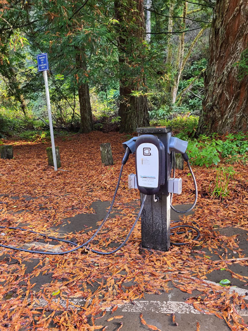 EV Station at Russian Gulch SP